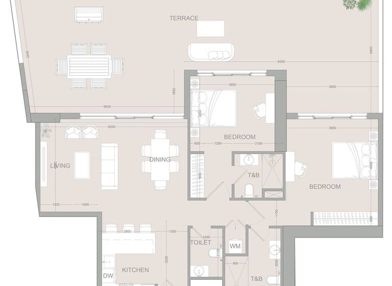 Wohnung zum Kauf provisionsfrei 572.049 € 3 Zimmer 180,9 m² Dubai 00000