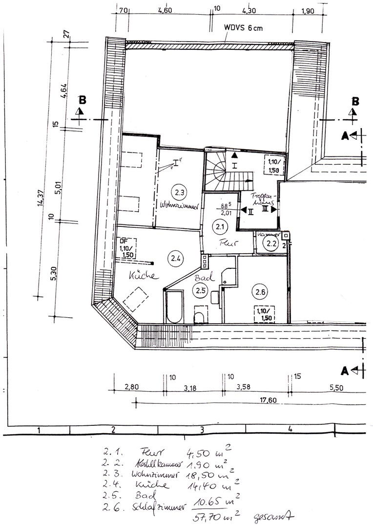 Wohnung zur Miete 360 € 2 Zimmer 58 m²<br/>Wohnfläche 3.<br/>Geschoss 01.04.2025<br/>Verfügbarkeit Lindenstraße 19 Merseburg Merseburg 06217