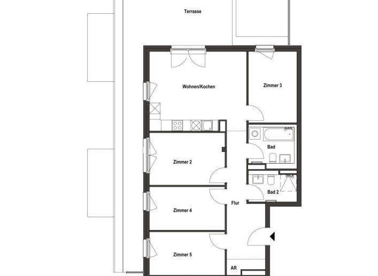 Wohnung zur Miete - Erstbezug 1.482 € 5 Zimmer 98,8 m² 4. Geschoss frei ab 01.03.2026 Eidechsenweg 5 Staaken Berlin 13591
