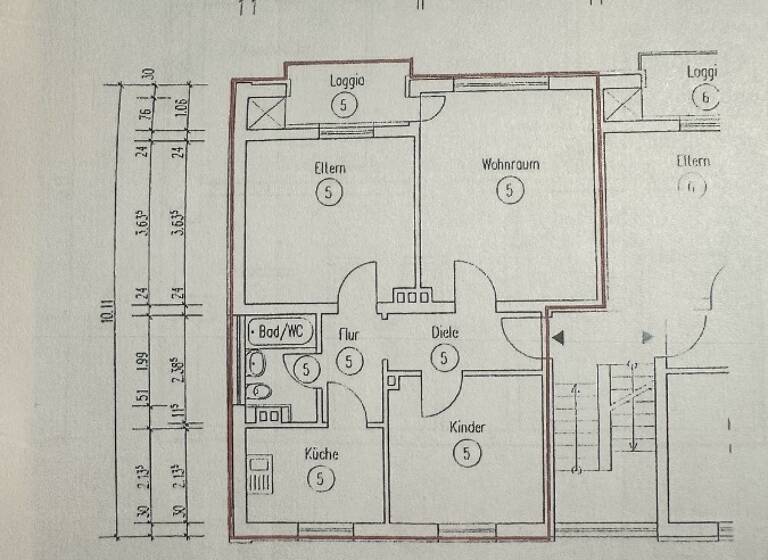 Wohnung zum Kauf 168.000 € 3 Zimmer 62 m² 2. Geschoss Eving Dortmund 44339
