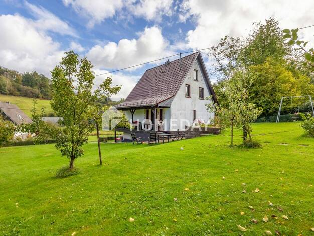 Einfamilienhaus zum Kauf 379.000 € 4 Zimmer 110 m² 1.384 m² Grundstück Schnörringen Waldbröl 51545