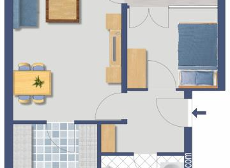 Wohnung zum Kauf provisionsfrei 175.800 € 1,5 Zimmer 57,5 m² Ragazer Straße 43A Reinickendorf Berlin 13407