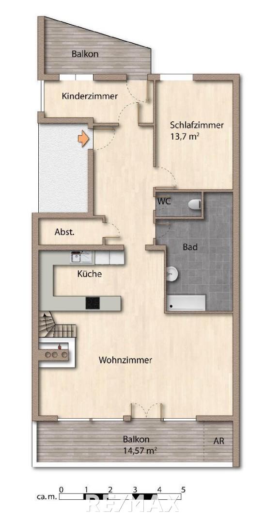 Wohnung zum Kauf 465.000 € 3,5 Zimmer 100 m²<br/>Wohnfläche Zirl 6170