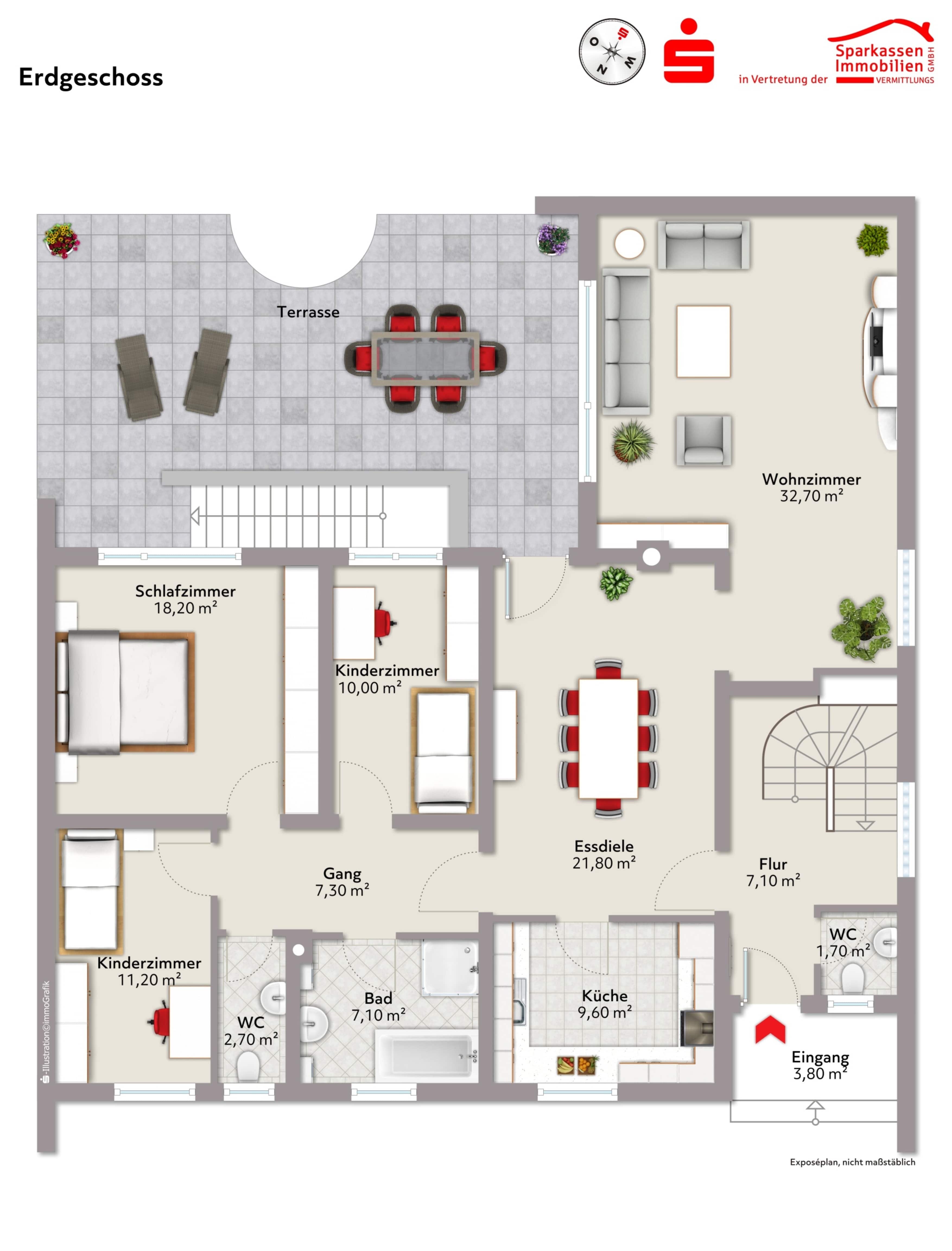 Einfamilienhaus zum Kauf 530.000 € 7 Zimmer 130 m²<br/>Wohnfläche 470 m²<br/>Grundstück ab sofort<br/>Verfügbarkeit West Waldkraiburg 84478