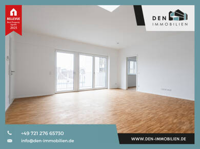 Wohnung zum Kauf provisionsfrei 449.900 € 2 Zimmer 68,5 m² Dachgeschoss, 4. Geschoss Innenstadt-West Karlsruhe 76133