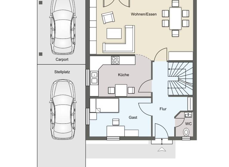 Doppelhaushälfte zum Kauf 350.000 € 6 Zimmer 143 m² 282 m² Grundstück Rackwitz 04519
