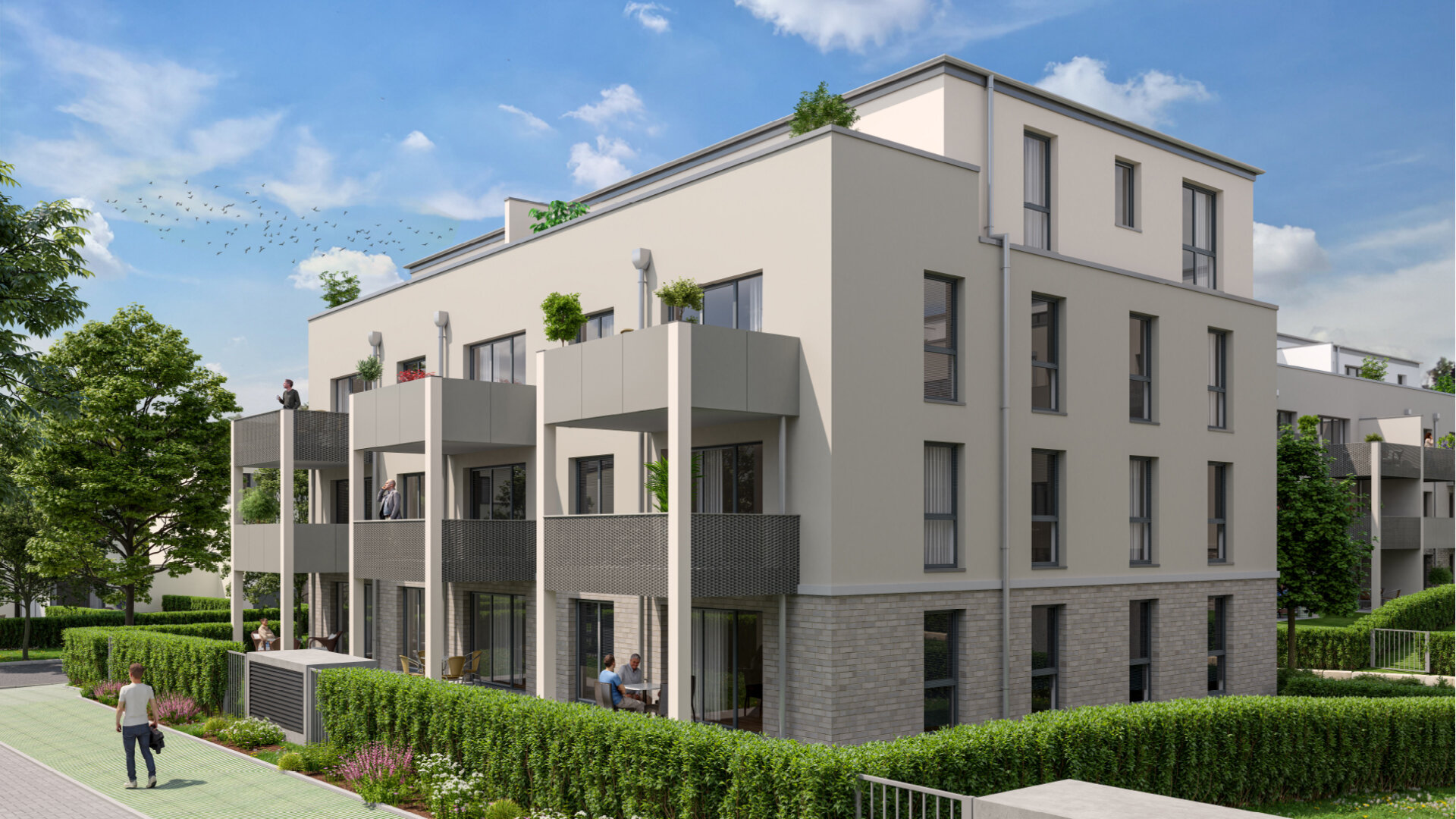 Terrassenwohnung zum Kauf provisionsfrei 349.900 € 2 Zimmer 63,5 m²<br/>Wohnfläche EG<br/>Geschoss Am Wasserwerkswald 16 Hattersheim Hattersheim 65795