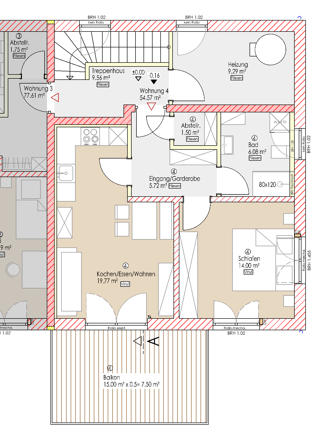 Wohnung zum Kauf 206.883,46 € 2,5 Zimmer 54,6 m²<br/>Wohnfläche 1.<br/>Geschoss Tann Tann 84367