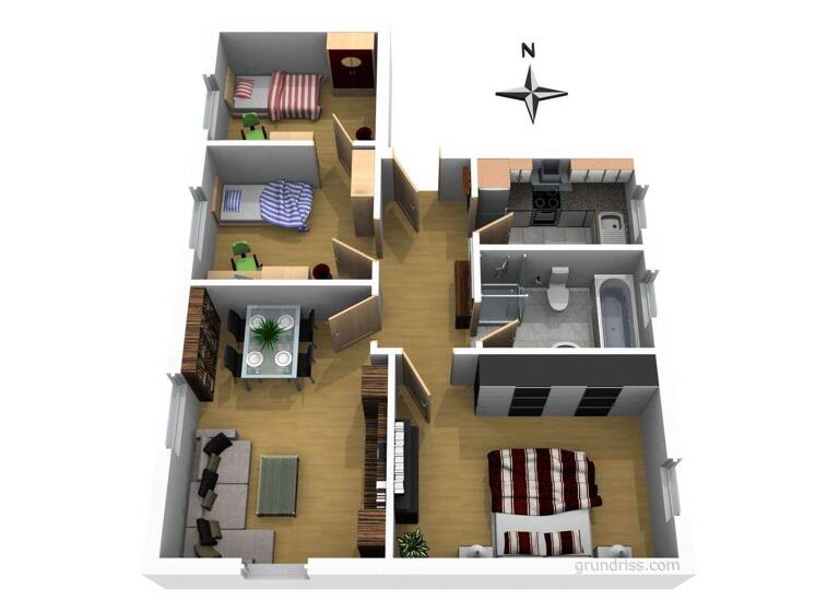 Wohnung zur Miete 490 € 3,5 Zimmer 64,4 m² 2 Geschosse frei ab sofort Tettauer Straße 24 Lindenau 01945