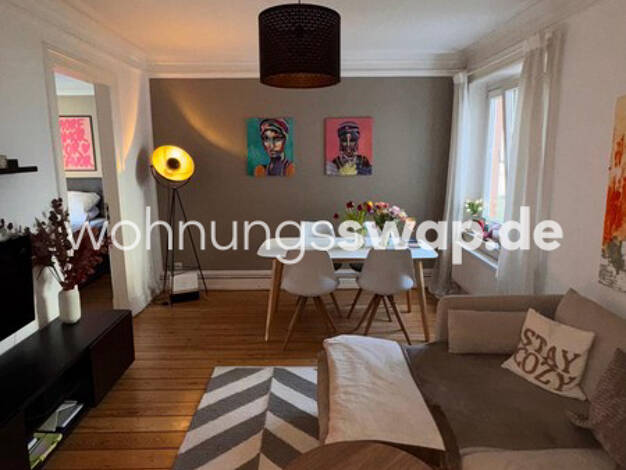 Studio zur Miete Tauschwohnung 816 € 3 Zimmer 55 m² 1. Geschoss Hohenfelde Hamburg 22087