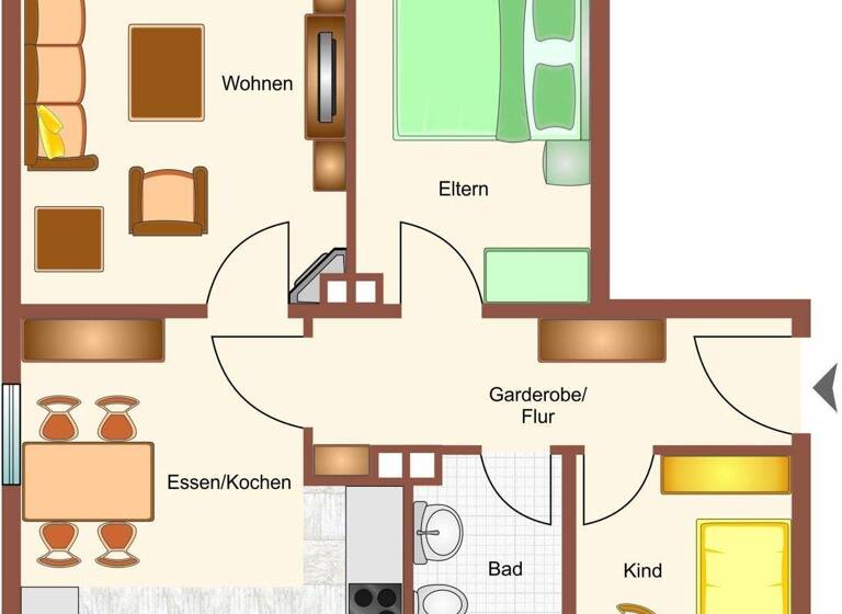 Wohnung zum Kauf 166.000 € 3 Zimmer 62 m² 2. Geschoss Weißenhorn 89264