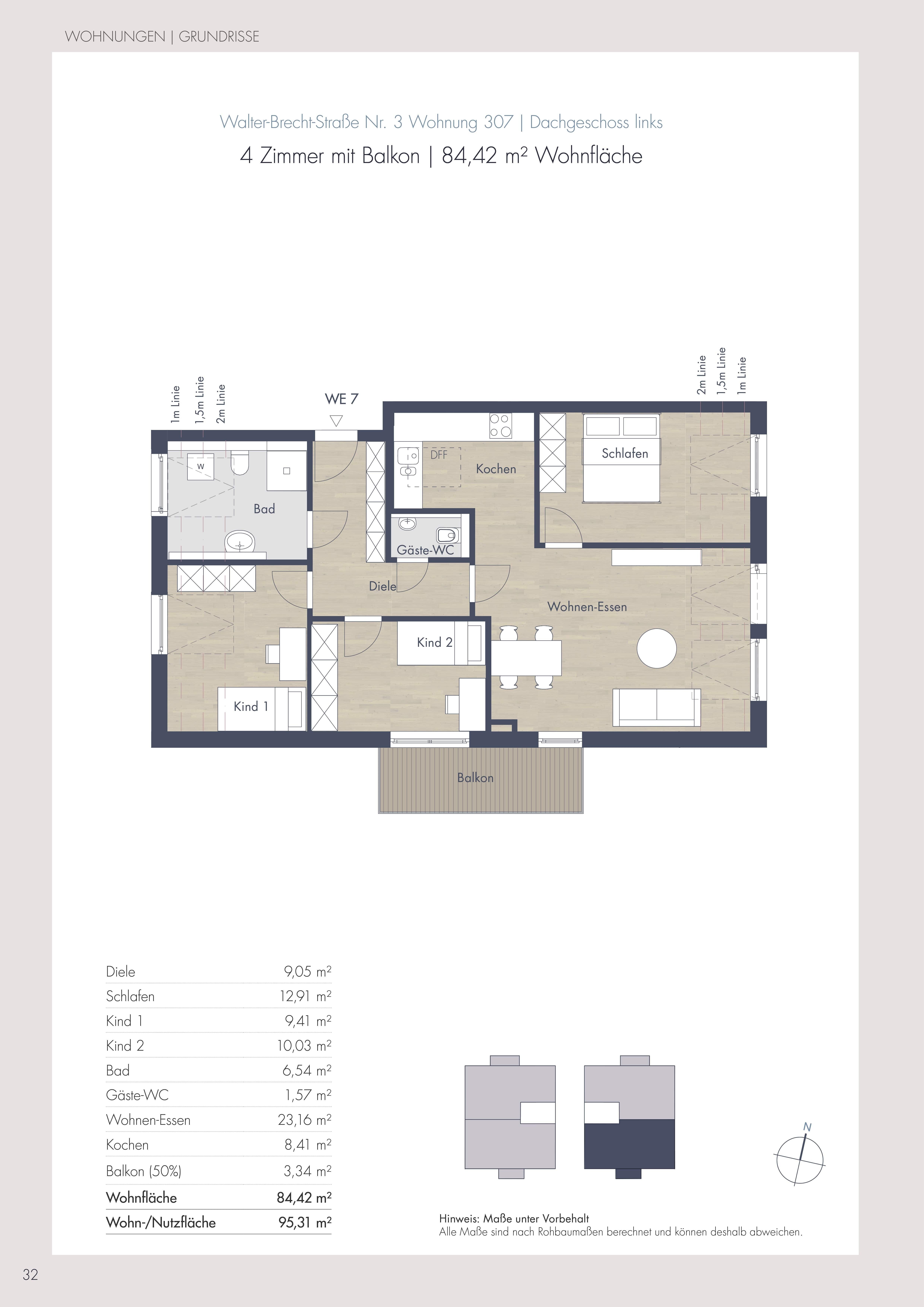 Wohnung zum Kauf provisionsfrei 869.000 € 4 Zimmer 84,4 m²<br/>Wohnfläche Aubing-Süd München 81243