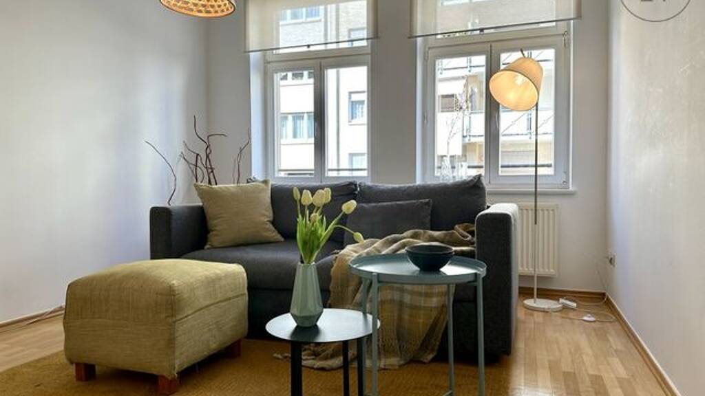 Wohnung zur Miete auf Zeit 1.050 € 2 Zimmer 50 m² frei ab sofort Zentrum-Süd Leipzig 04107