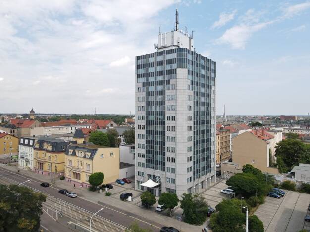 Bürogebäude zur Miete 8,50 € 16 Zimmer 430 m² Bürofläche Magdeburger Straße 23 Innenstadt Halle 06112
