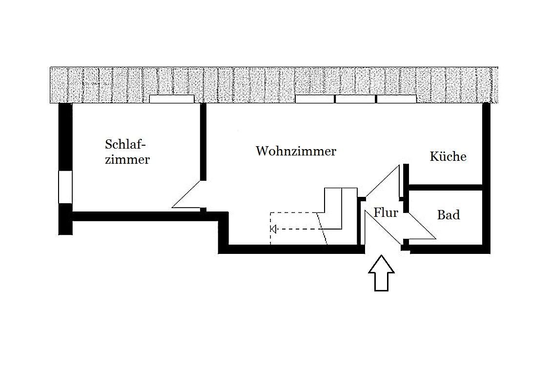 Wohnung zum Kauf 265.000 € 2 Zimmer 43 m²<br/>Wohnfläche ab sofort<br/>Verfügbarkeit Wyk auf Föhr 25938