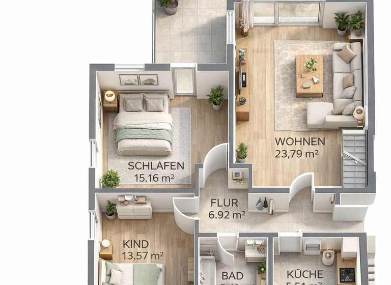 Maisonette zum Kauf provisionsfrei 487.000 € 4,5 Zimmer 120 m² 1. Geschoss Neckarrems Remseck am Neckar 71686