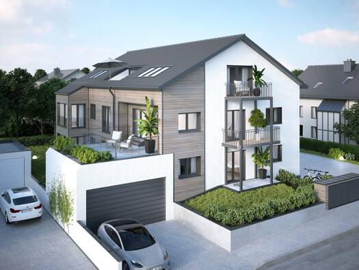 Penthouse zum Kauf - Erstbezug provisionsfrei 697.000 € 2 Zimmer 64,3 m² 2 Geschosse frei ab sofort Glockenbecherstraße 26 Feldmoching-Hasenbergl München 80935