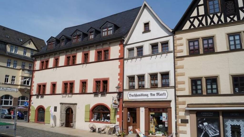 Bürofläche zur Miete 6,38 € 4 Zimmer 94 m² Bürofläche Markt 3 Pößneck,Stadt Pößneck 07381