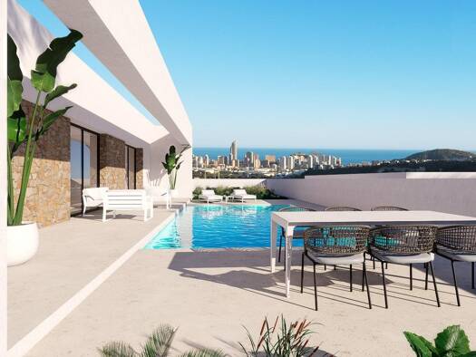 Doppelhaushälfte zum Kauf provisionsfrei 725.900 € 3 Zimmer 110 m² 544 m² Grundstück Benidorm