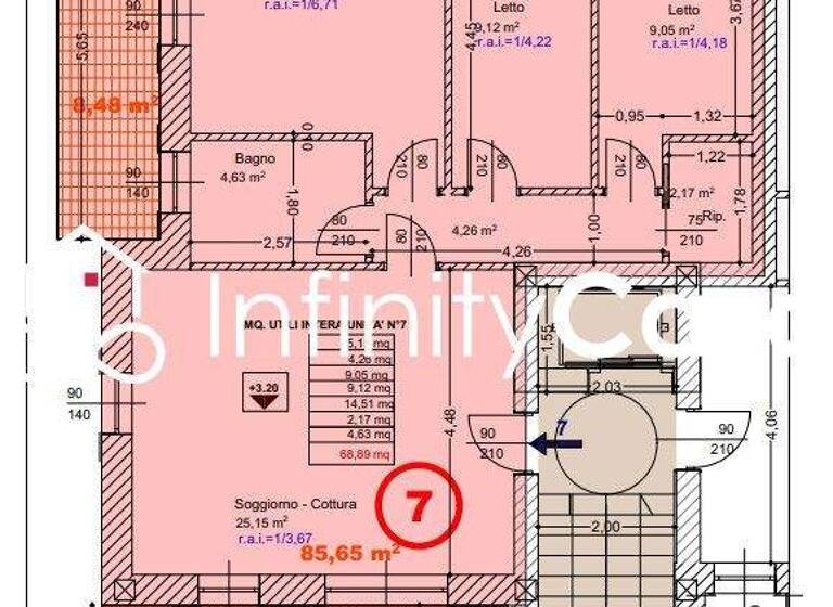 Wohnung zum Kauf 450.000 € 4 Zimmer 85,7 m² 1. Geschoss Costermano sul Garda 37010