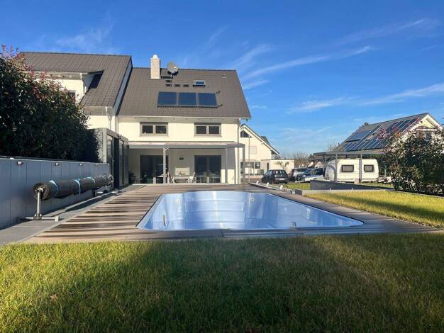 Doppelhaushälfte zum Kauf 649.000 € 5,5 Zimmer 158,9 m² 400 m² Grundstück Rotäcker Waldprechtsweier Malsch 76316