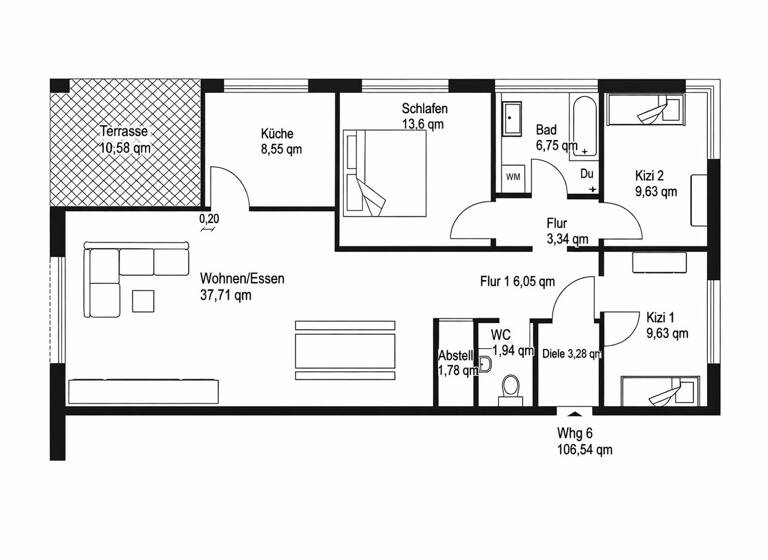 Wohnung zum Kauf 449.000 € 4 Zimmer 106,5 m² 2. Geschoss Eislingen Eislingen/Fils 73054