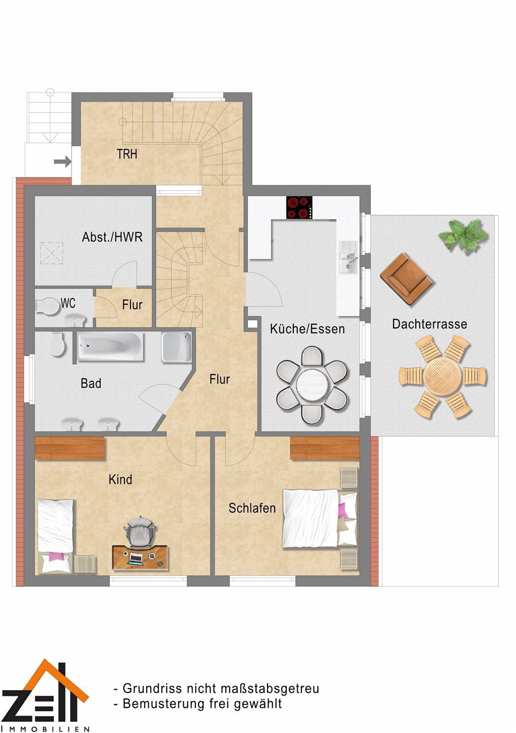 Maisonette zur Miete 1.045 € 3 Zimmer 110 m²<br/>Wohnfläche 01.04.2025<br/>Verfügbarkeit Hamwarde 21502