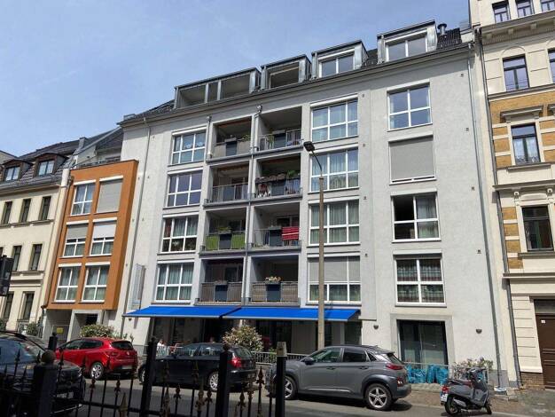 Wohnung zur Miete 495 € 2 Zimmer 43,5 m² 5. Geschoss frei ab 01.06.2026 Elsbethstraße 16 Gohlis-Süd Leipzig 04155