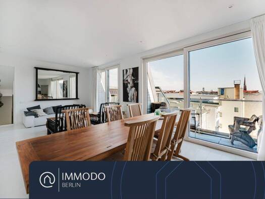 Penthouse zum Kauf 740.000 € 3 Zimmer 110 m² 5. Geschoss Moabit Berlin 10551