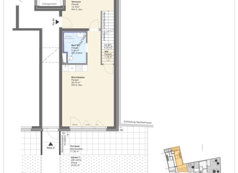 Doppelhaushälfte zum Kauf - Neubau 953.800 € 4 Zimmer 147,4 m²<br/>Wohnfläche Linzer Straße Wien 1140