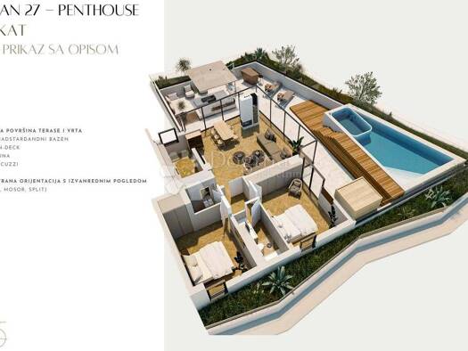 Wohnung zum Kauf 950.475 € 3 Zimmer 126 m² Geschoss 3/3 Stobreč, Split - Okolica Split 21000