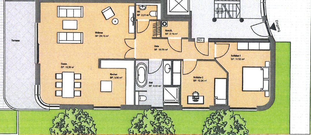 Wohnung zum Kauf 460.000 € 3 Zimmer 112 m²<br/>Wohnfläche EG<br/>Geschoss Mitte Remscheid 42853