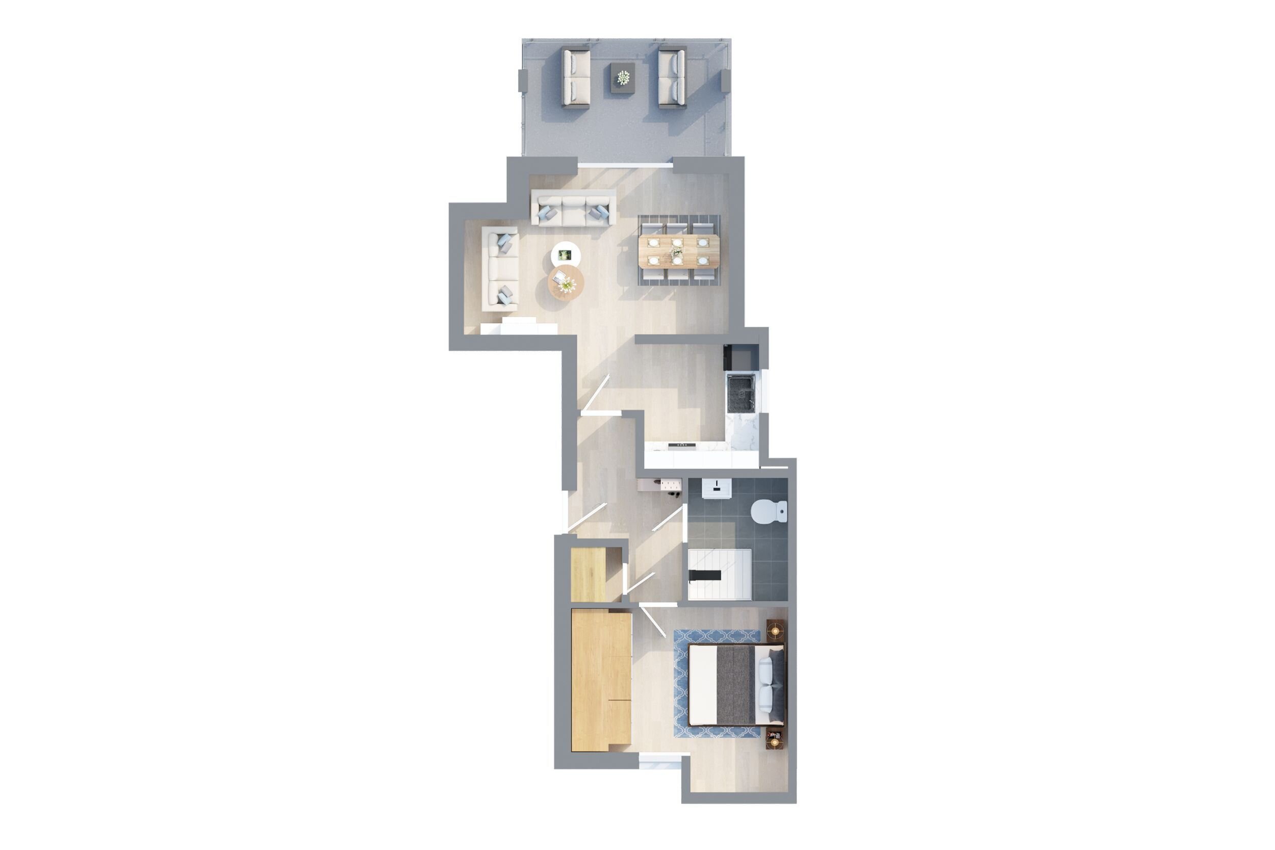 Penthouse zum Kauf 280.000 € 2 Zimmer 63,5 m²<br/>Wohnfläche 2.<br/>Geschoss 01.02.2025<br/>Verfügbarkeit Klingenhagen 17 Rietberg Rietberg 33397