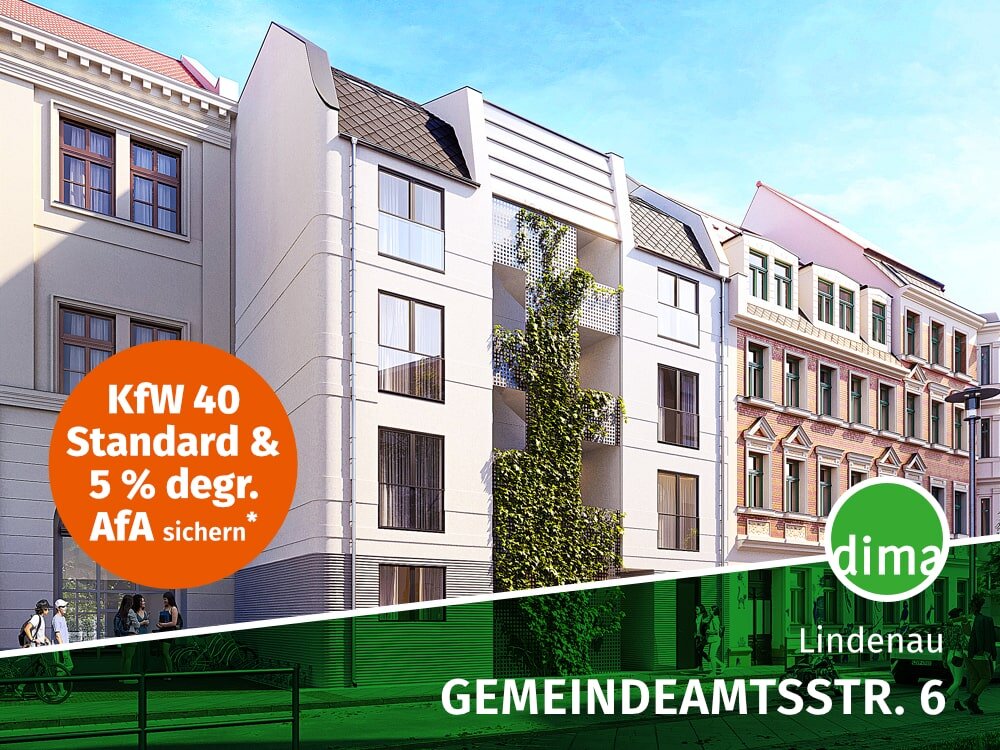 Wohnung zum Kauf 235.320 € 2 Zimmer 44,4 m²<br/>Wohnfläche 2.<br/>Geschoss Gemeindeamtsstraße 6 Altlindenau Leipzig 04177