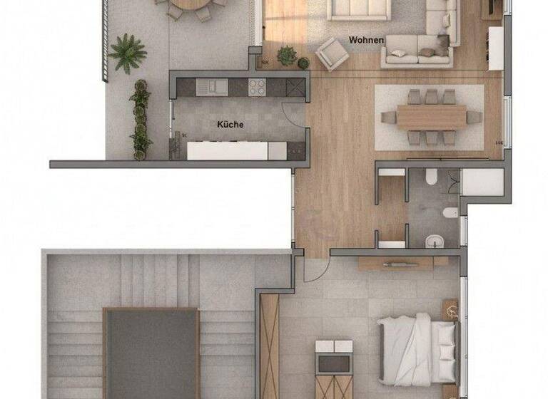 Penthouse zum Kauf provisionsfrei 495.000 € 3 Zimmer 135 m² 2. Geschoss Frankenforst Bergisch Gladbach Frankenforst 51427