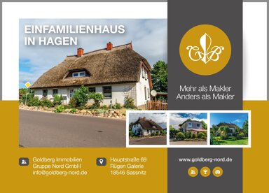 Einfamilienhaus zum Kauf als Kapitalanlage geeignet 499.000 € 10 Zimmer 230 m² 1.050 m² Grundstück Hagen Lohme 18551