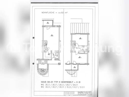Wohnung zur Miete Tauschwohnung 1.200 € 3 Zimmer 82 m² 3. Geschoss Sasel Hamburg 22159