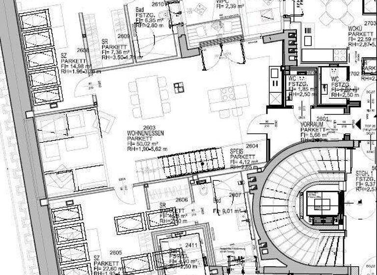 Wohnung zur Miete 3.700 € 4 Zimmer 181 m² Wien 1010