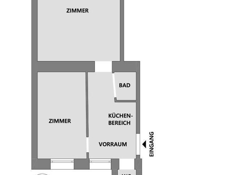 Wohnung zum Kauf 139.000 € 2 Zimmer 43,8 m² 2. Geschoss Wien, Favoriten 1100