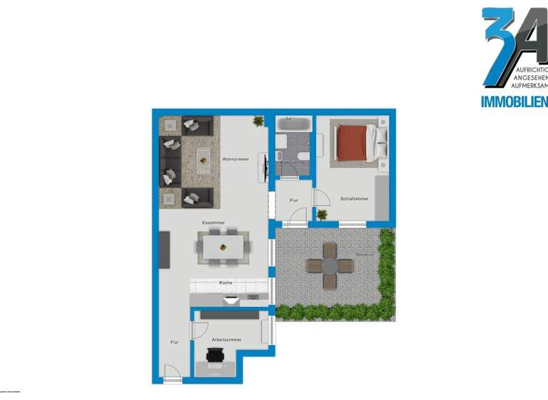 Wohnung zum Kauf 179.500 € 3 Zimmer 91 m² Melanchthonstraße 42 Innenstadt Halle 06110