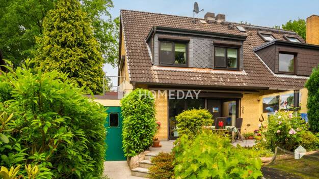 Doppelhaushälfte zum Kauf 495.000 € 4 Zimmer 113 m² 735 m² Grundstück Rehagen Ammersbek-Rehagen 22949