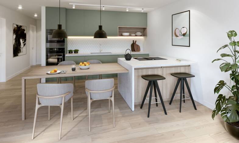 Wohnung zum Kauf - Neubau provisionsfrei 475.500 € 4 Zimmer 105 m² EG Hopfenweg Gaisbach Künzelsau 74653