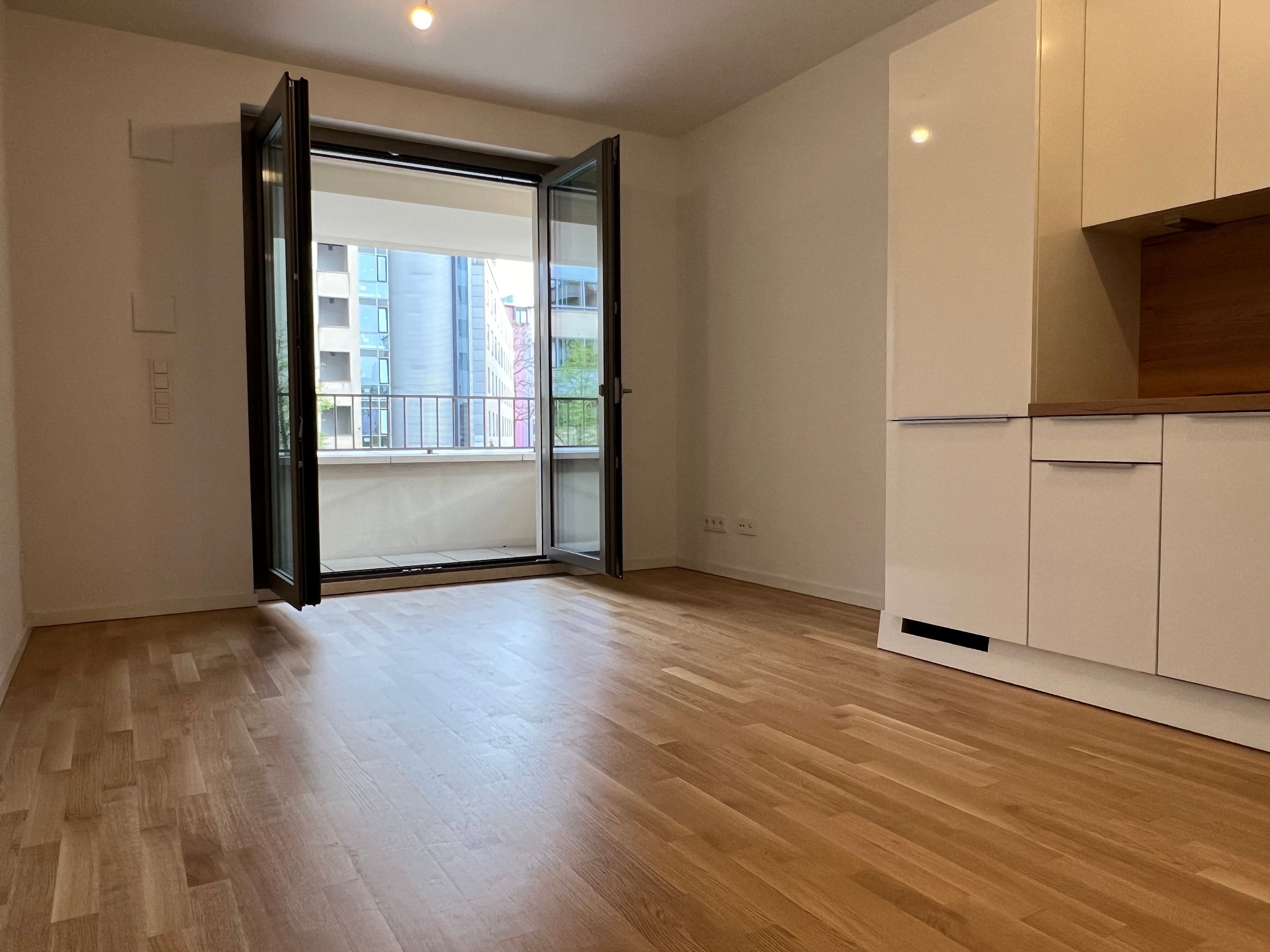 Wohnung zur Miete 706 € 1 Zimmer 26 m²<br/>Wohnfläche Ferdinand-Happ-Straße 25 Ostend Frankfurt am Main 60314