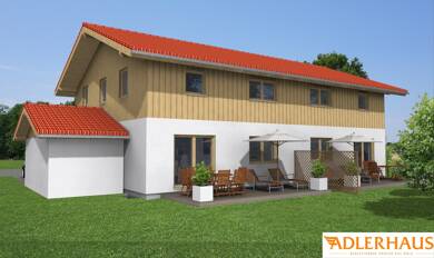 Doppelhaushälfte zum Kauf 1.024.800 € 4 Zimmer 130,3 m² 352 m² Grundstück Karwendelweg 1b Greiling 83677