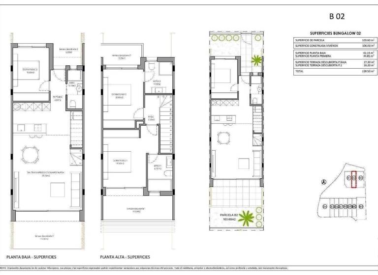 Reihenmittelhaus zum Kauf - Erstbezug provisionsfrei 535.000 € 4 Zimmer 106 m² 103 m² Grundstück Finestrat