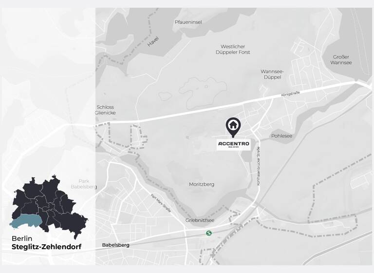 Maisonette zum Kauf provisionsfrei 615.900 € 3 Zimmer 98,6 m² EG Glienicker Straße 31 Wannsee Berlin 14109