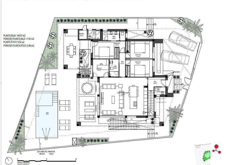 Villa zum Kauf - Erstbezug provisionsfrei 1.300.000 € 6 Zimmer 335 m² 500 m² Grundstück Los Alcazares