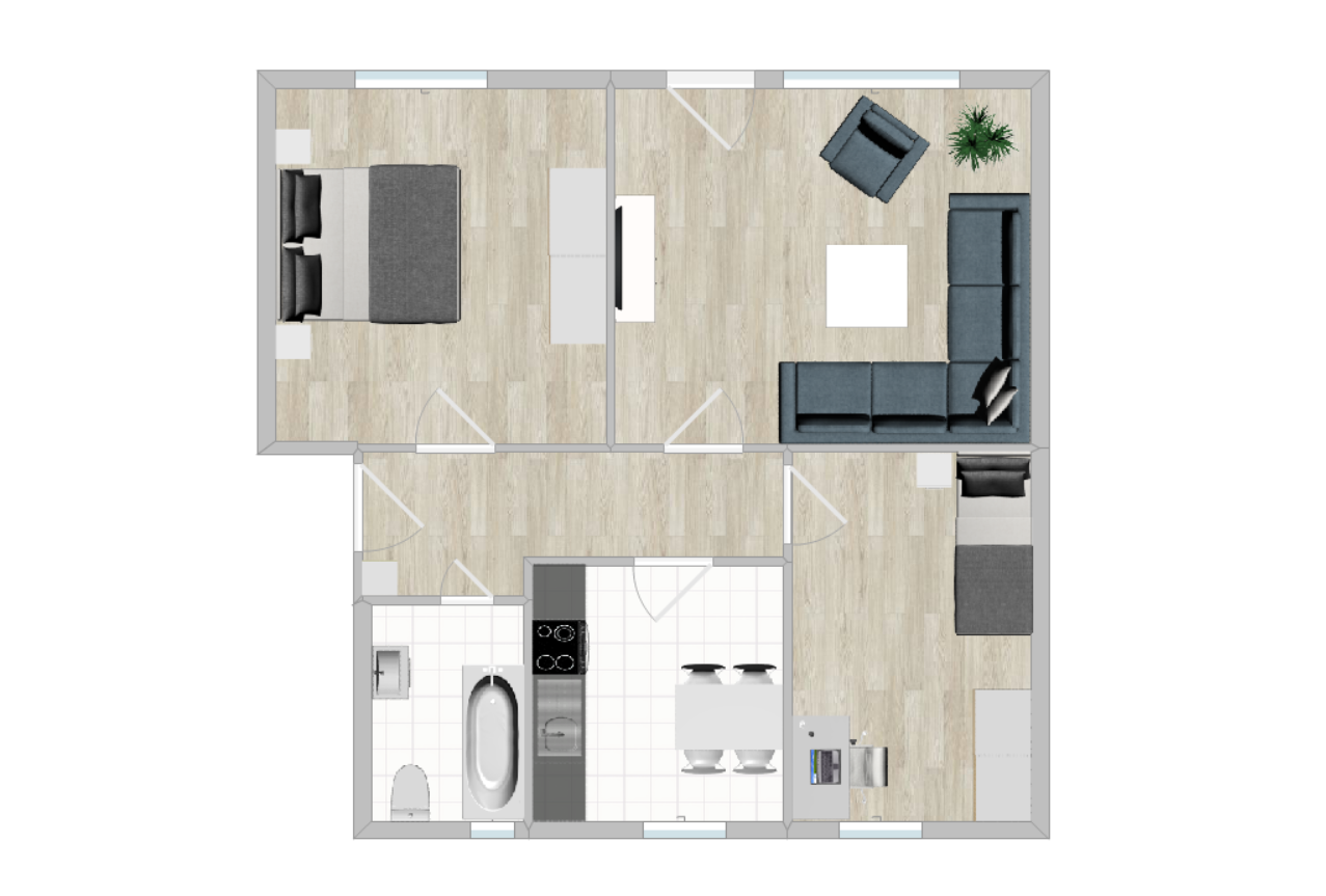 Terrassenwohnung zur Miete 610 € 3 Zimmer 66,7 m²<br/>Wohnfläche 01.04.2025<br/>Verfügbarkeit Hahler Weg 42 Stade Stade 21682