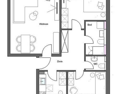 Wohnung zur Miete 905 € 3 Zimmer 78,3 m² 4. Geschoss frei ab 15.10.2026 Friedrich-Ebert-Platz 18 Darmstadt Darmstadt 64289
