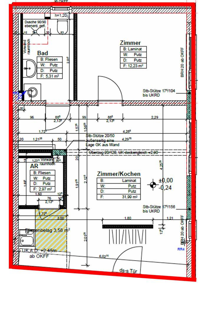 Wohnung zur Miete 840 € 2 Zimmer 60 m²<br/>Wohnfläche EG<br/>Geschoss 01.03.2025<br/>Verfügbarkeit Brauweg 20 Jahnstadion Göttingen 37073